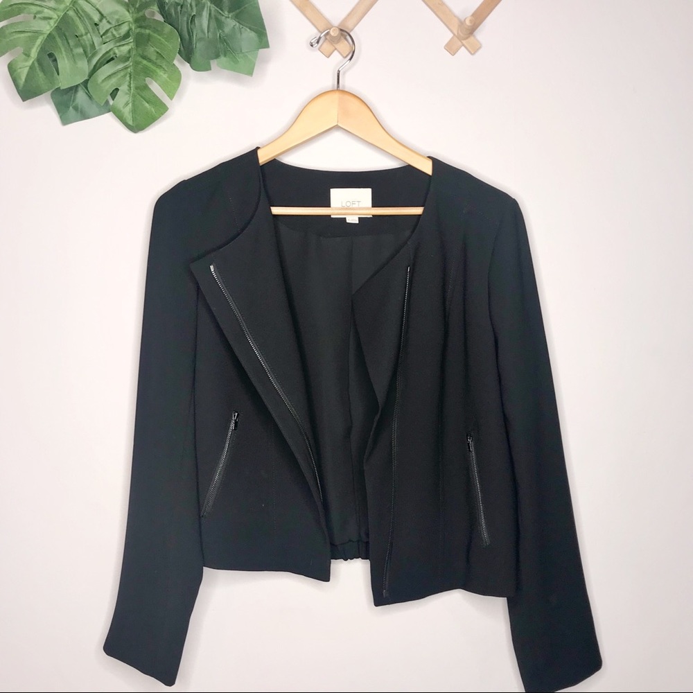 Loft black moto jacket